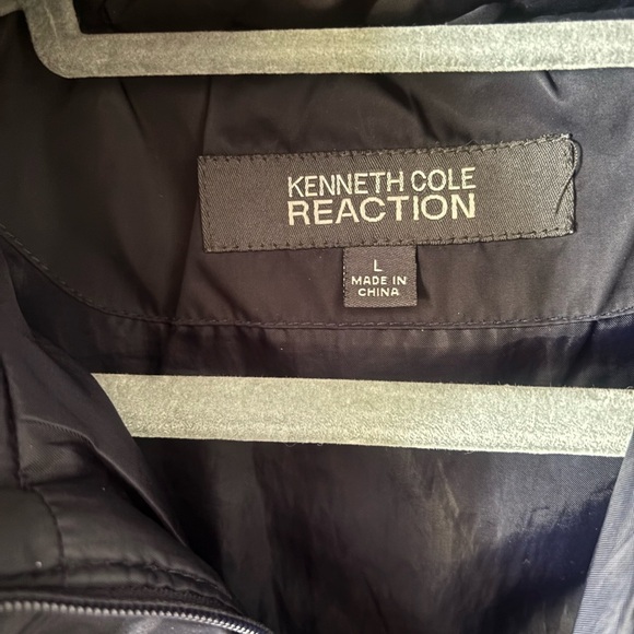 Kenneth Cole Reaction Navy Quilted Puffer Jacket in size Large - Picture 11 of 16